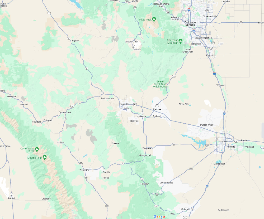 Service area map